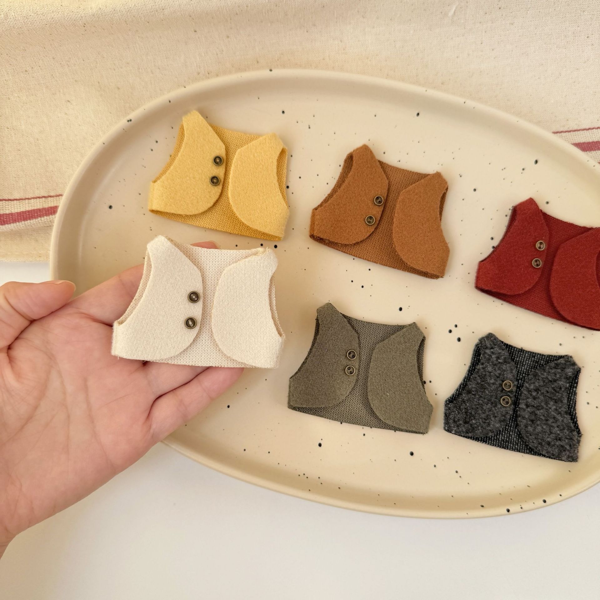 Vintage Fashion Stores - 수제 10cm 인형 옷 빈티지 울