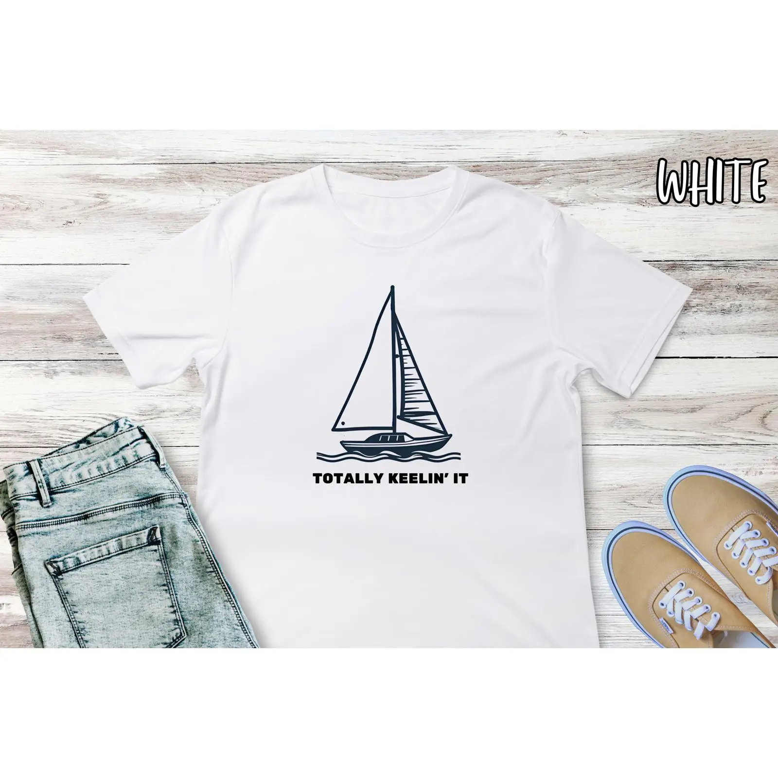 Vintage Fashion Quotes - 재미있는 세일링 티셔츠 요트 선장 유머러스한