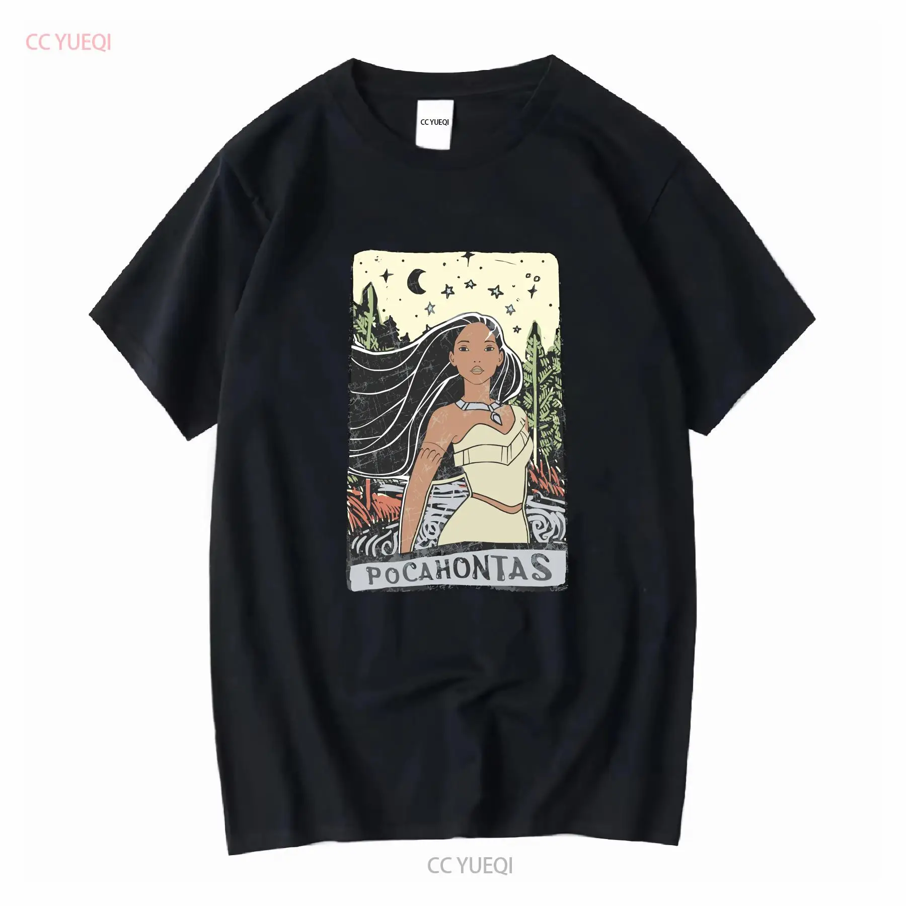 Vintage Fashion Jersey - 포카혼타스 티셔츠 사이즈 코튼 POC 652154