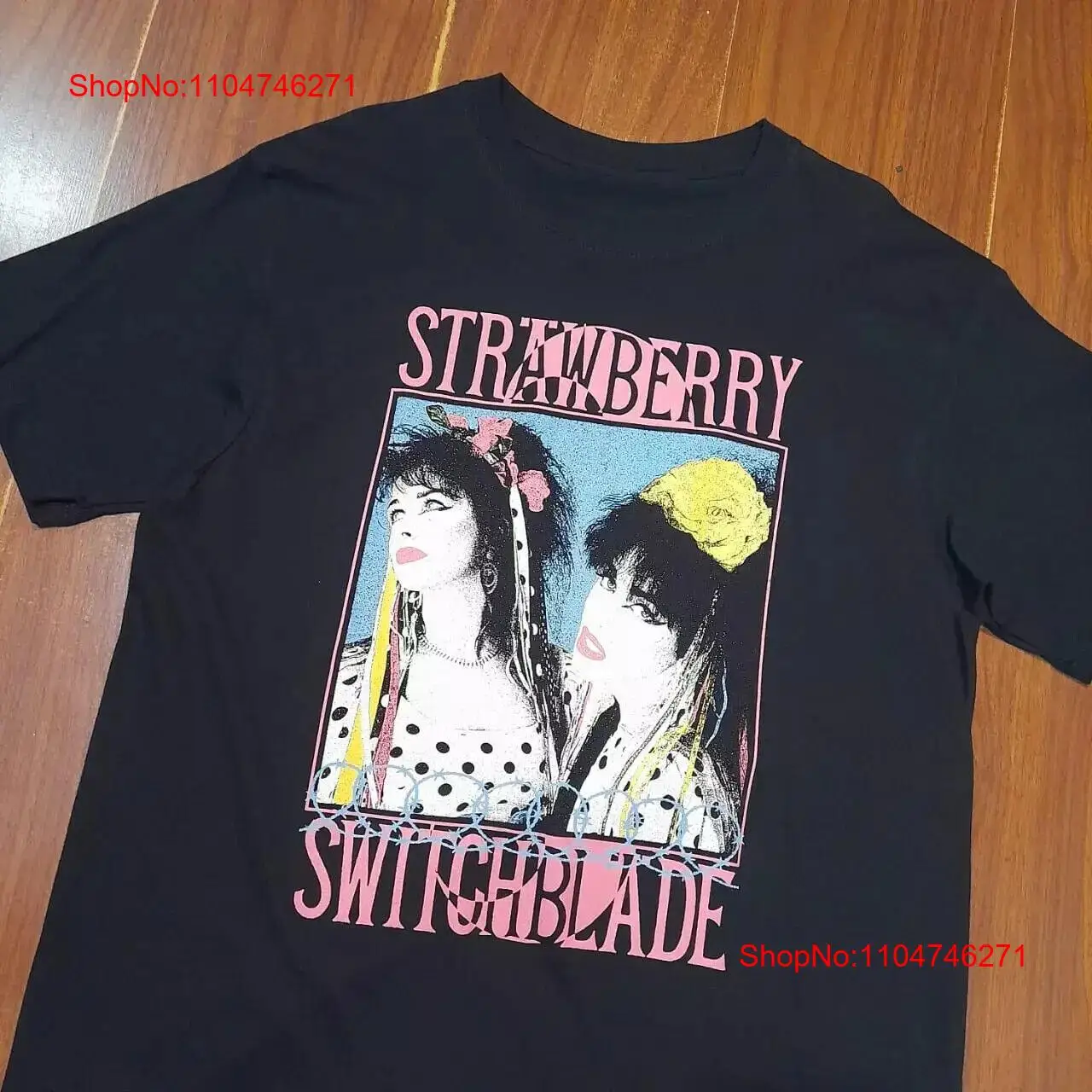 빈티지 STRAWBERRY SWITCHBLADE T 셔 - Vintage Fashion Jersey 리뷰 및 가격