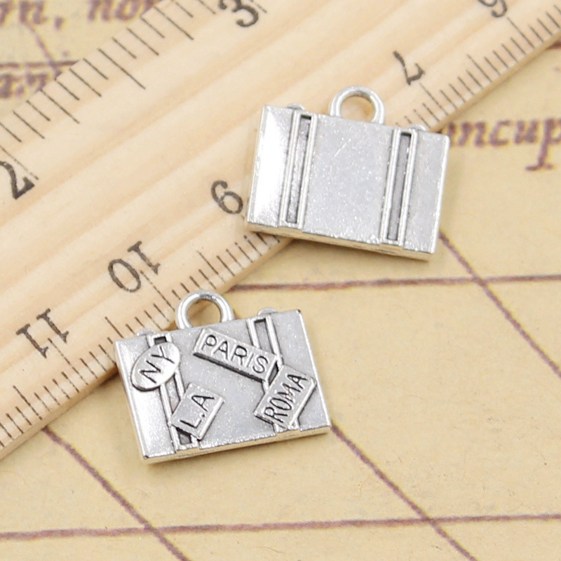 10pcs 매력 여행 가방 뉴욕 파리 로마 라 15x1 - Vintage Fashion La 리뷰 및 가격