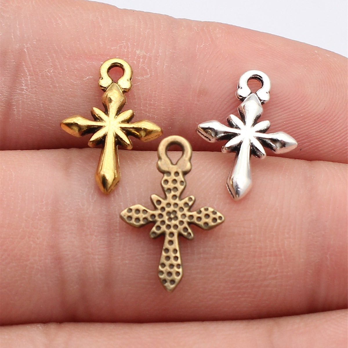 WYSIWYG 40pcs 18x12mm 3 색 앤티크  - Vintage Fashion Stores 리뷰 및 가격