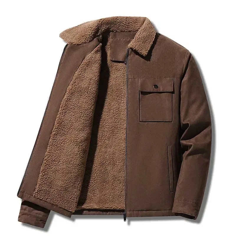 겨울 남성용 재킷 스웨이드 따뜻한 플리스 두꺼운 캐주얼 - Vintage Windbreaker Nylon 리뷰 및 가격