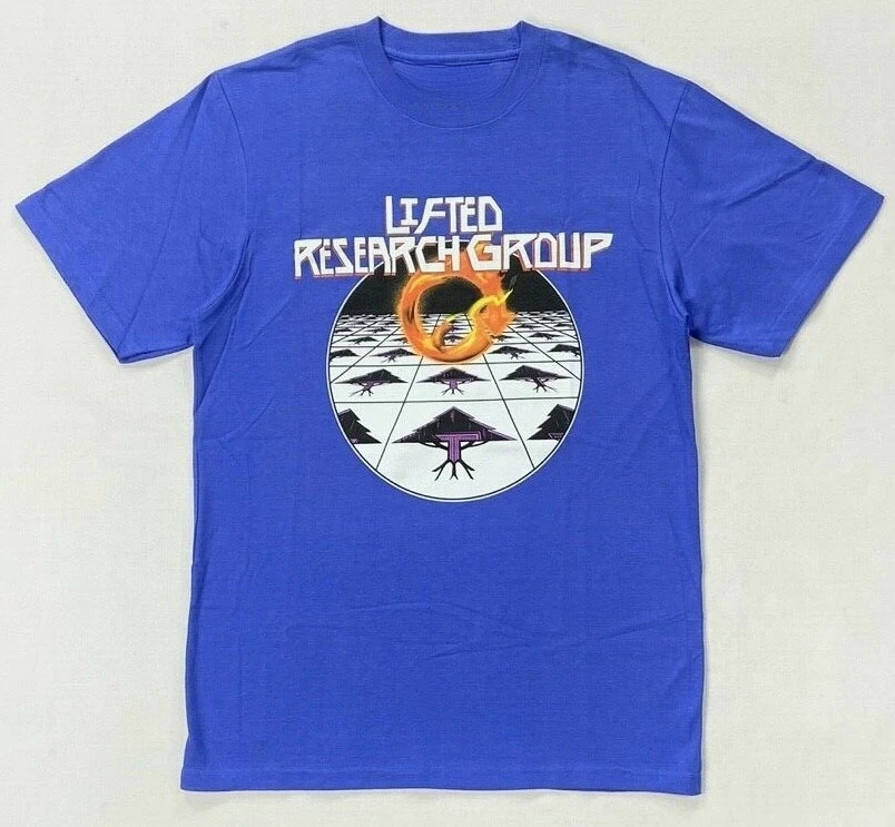핫 LRG 리프티드 리서치 그룹 프리미엄 그래픽 코튼  - Vintage Fashion Research 리뷰 및 가격